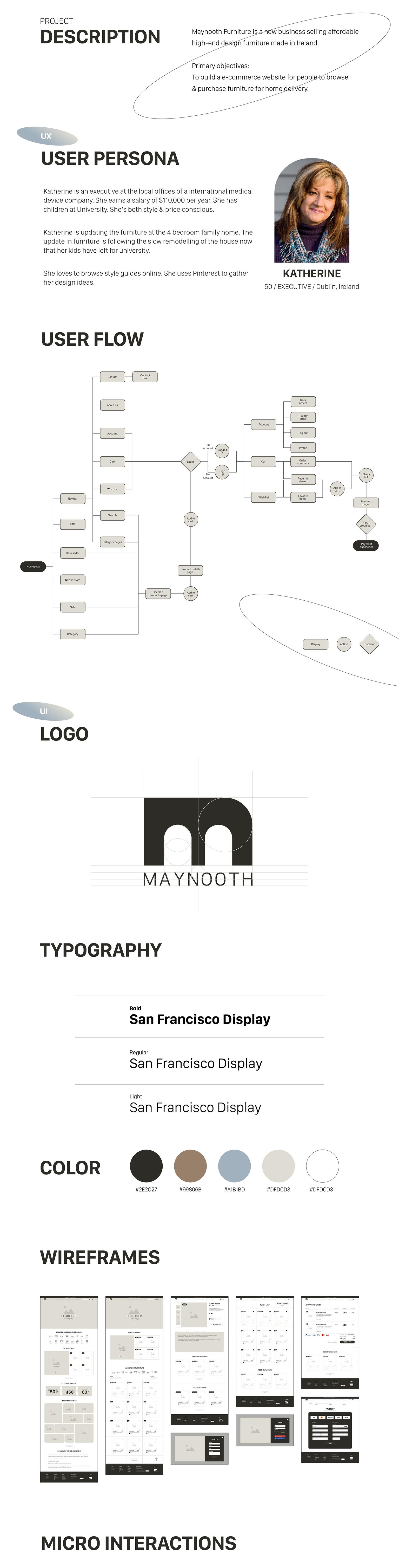 UX/UI web design - image 1 - student project