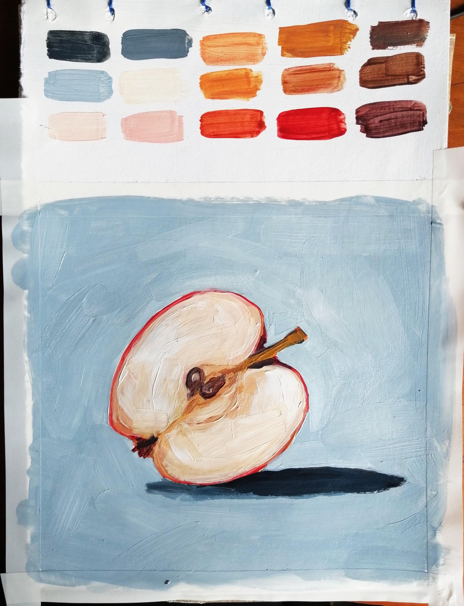 Fruit and Veg Studies in Acrylic - image 10 - student project