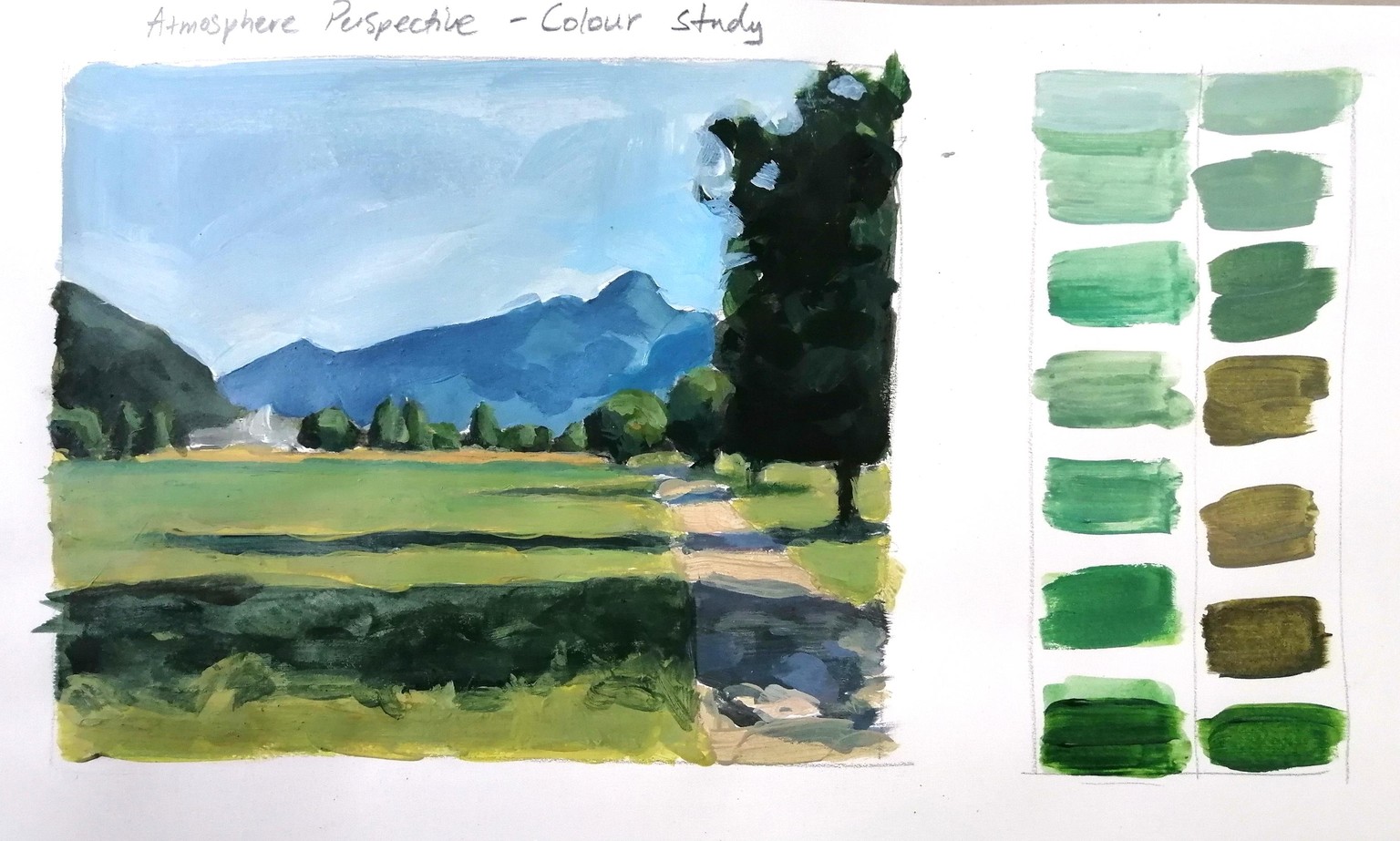 Landscape Painting Fundamentals Part 1 - image 4 - student project