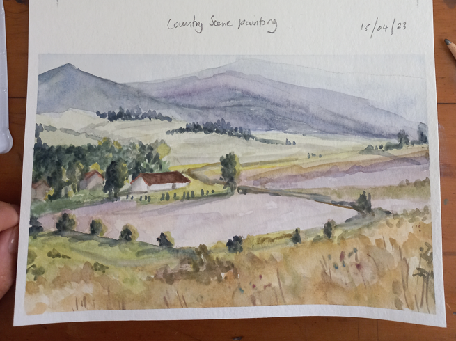 Watercolor Landscapes For Beginners - image 1 - student project