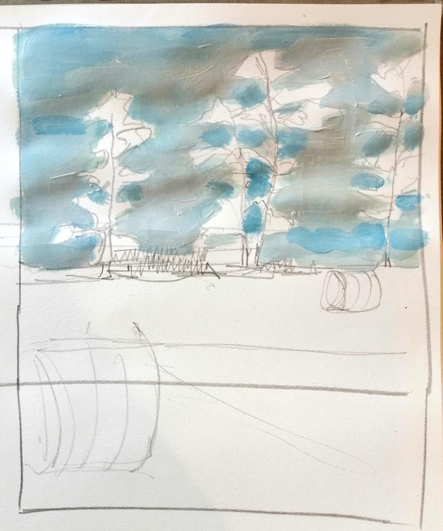 Landscape Painting Fundamentals Part 1 - image 9 - student project