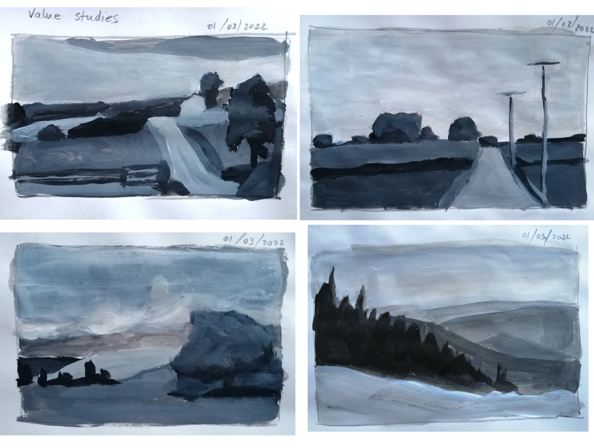Landscape Painting Fundamentals Part 1 - image 2 - student project