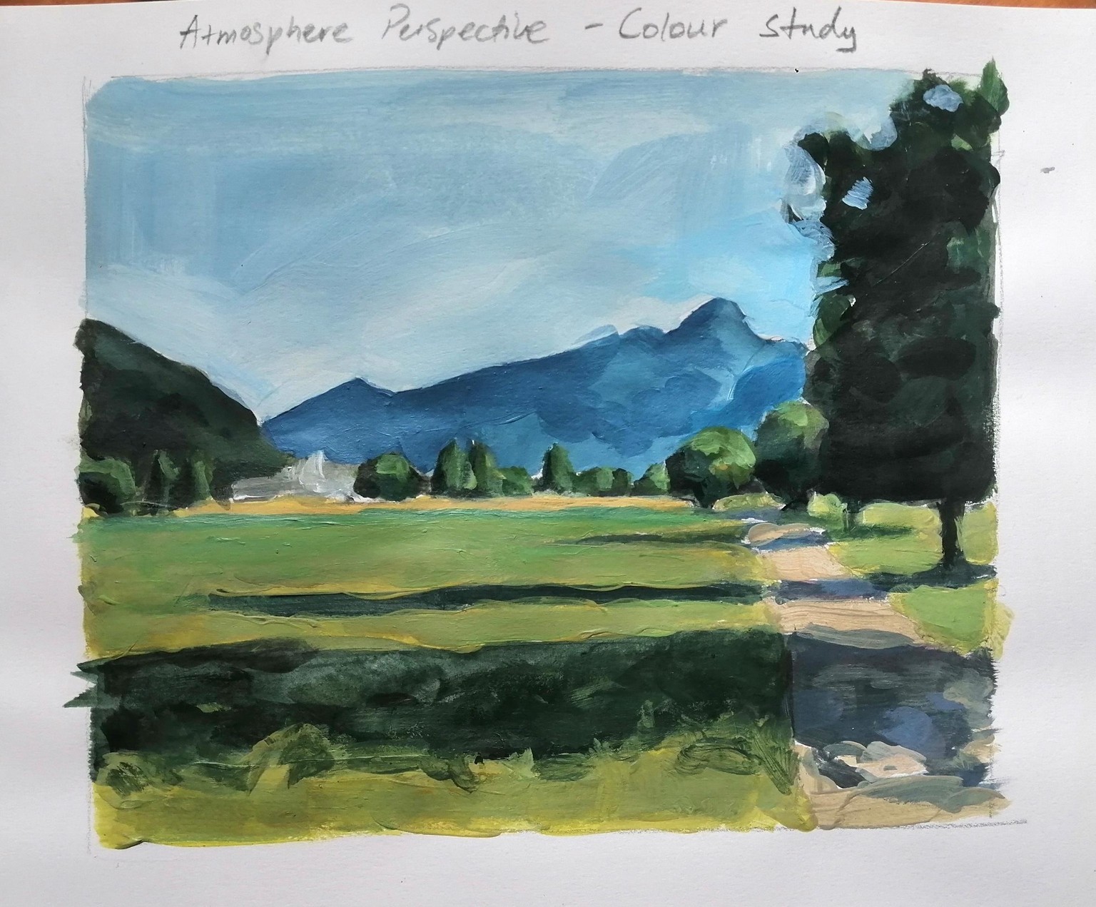 Landscape Painting Fundamentals Part 1 - image 5 - student project