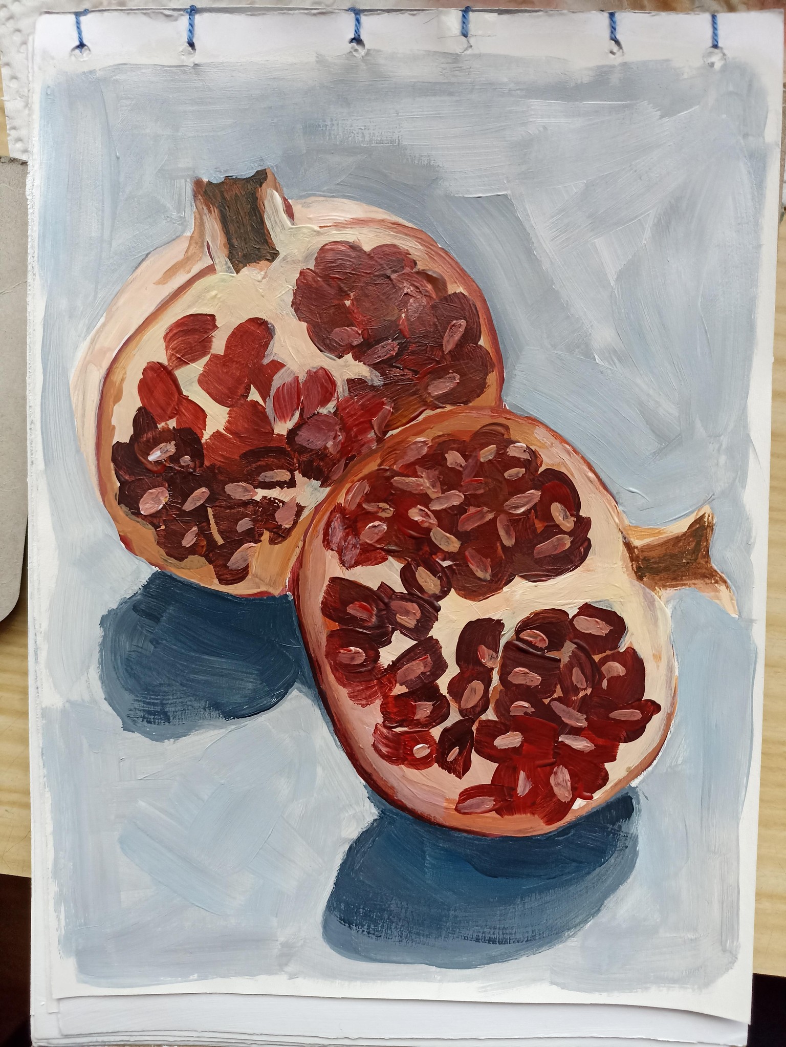 Fruit and Veg Studies in Acrylic - image 11 - student project