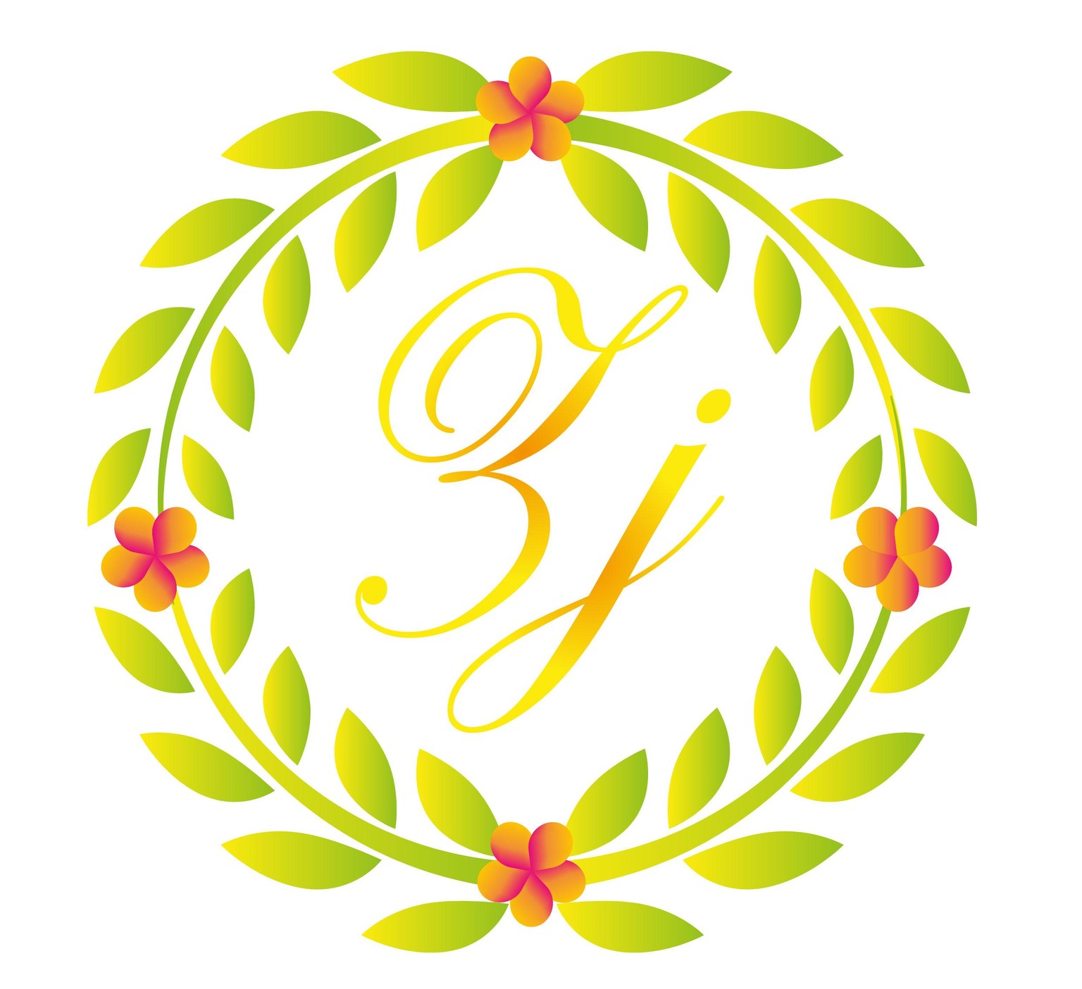 Monogram Wreath - image 1 - student project