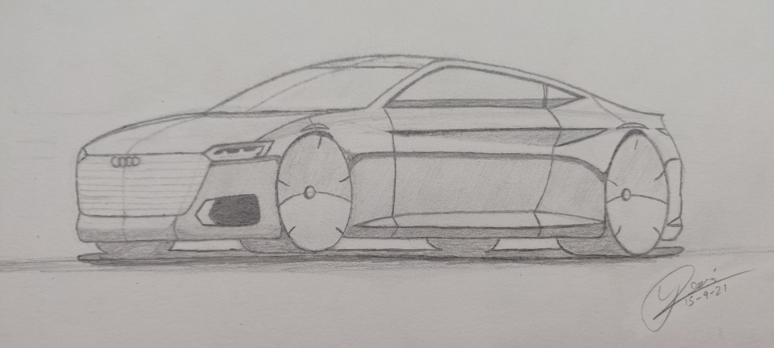 2-door coupe 3/4 perspective view - image 1 - student project