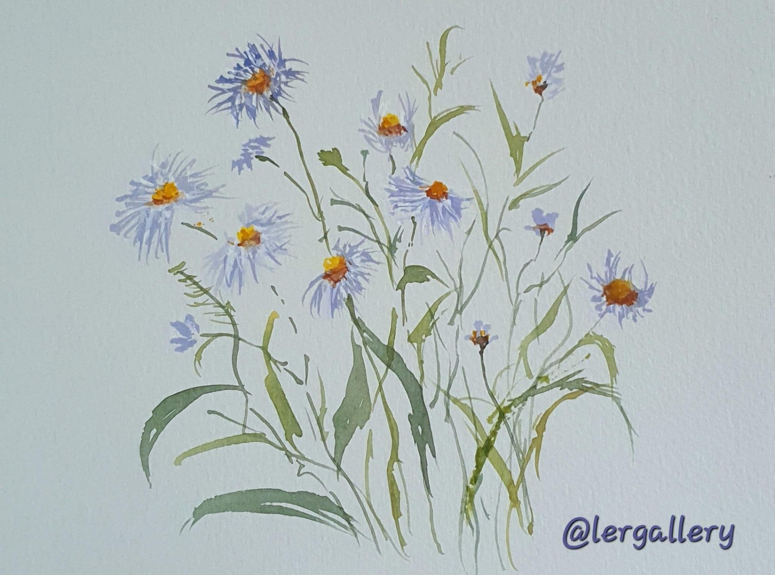 Paint Wildflowers With Expressive Strokes On Toned Paper - image 3 - student project