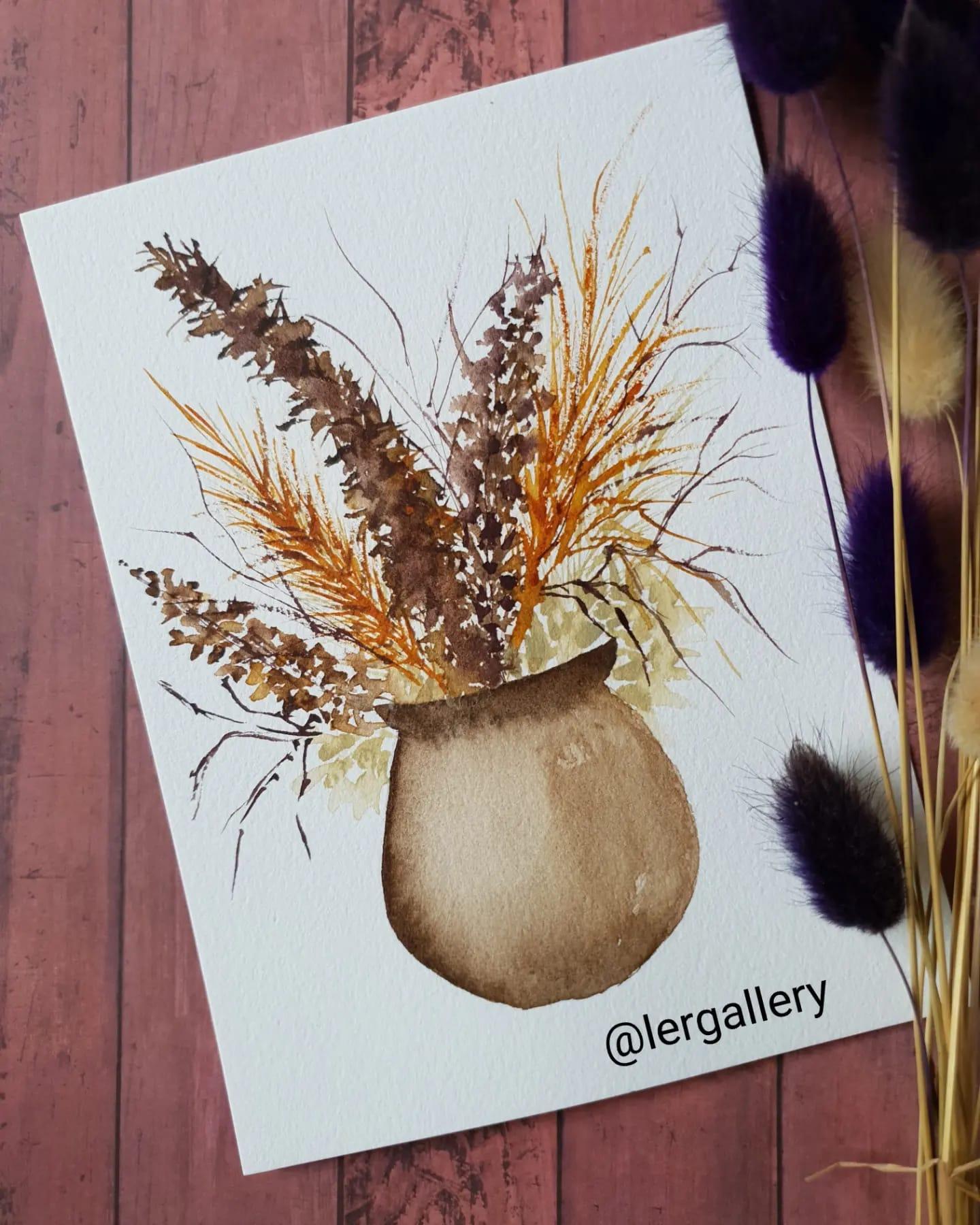 Painting Dried Flowers in a 7 Day Challenge - image 2 - student project