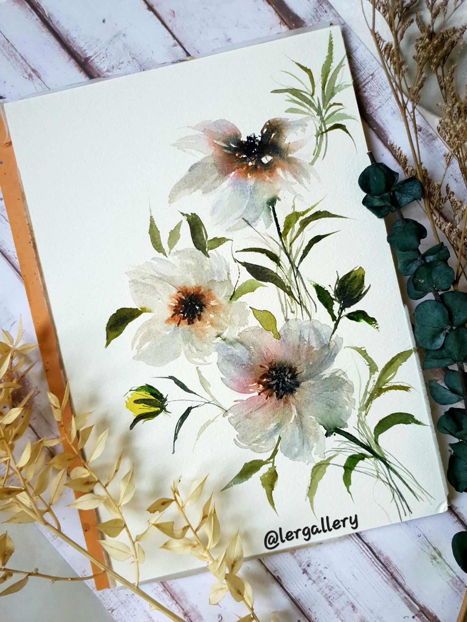 15 Day Watercolor Floral Exploration - image 3 - student project