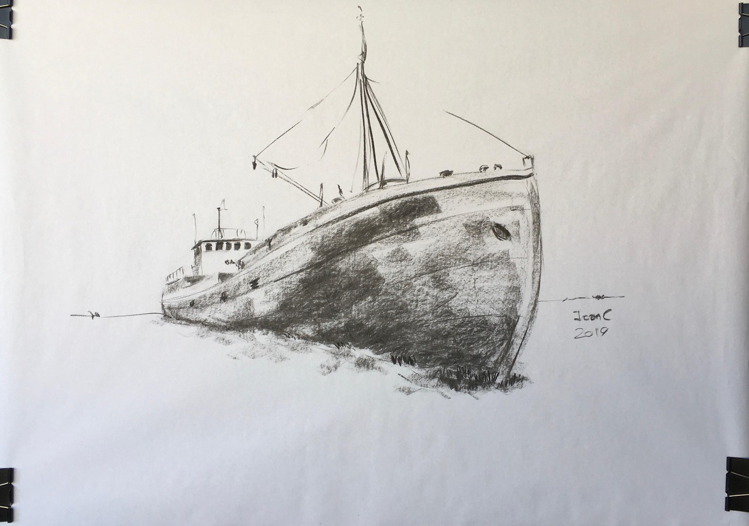 Playing with charcoal - image 2 - student project