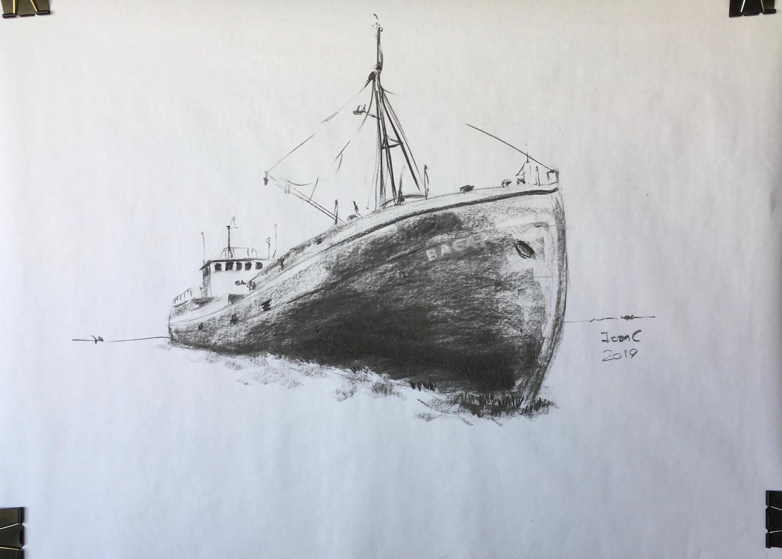 Playing with charcoal - image 3 - student project