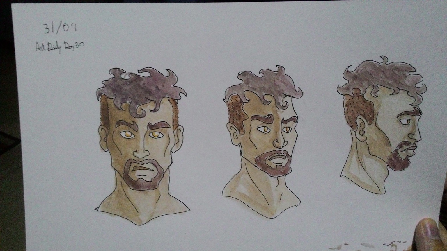 Some manly faces - image 1 - student project