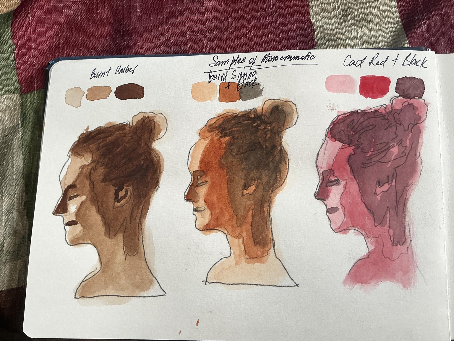 Displaying different Skin Tones with Watercolor - image 1 - student project