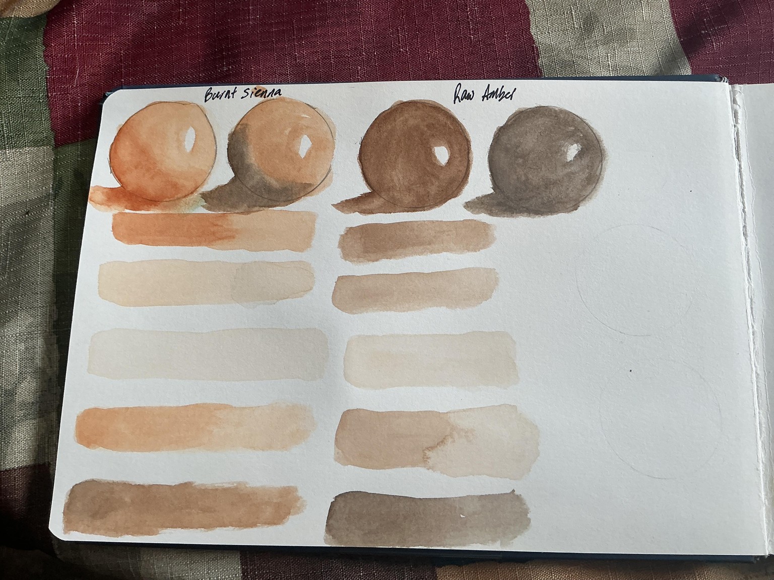 Displaying different Skin Tones with Watercolor - image 2 - student project