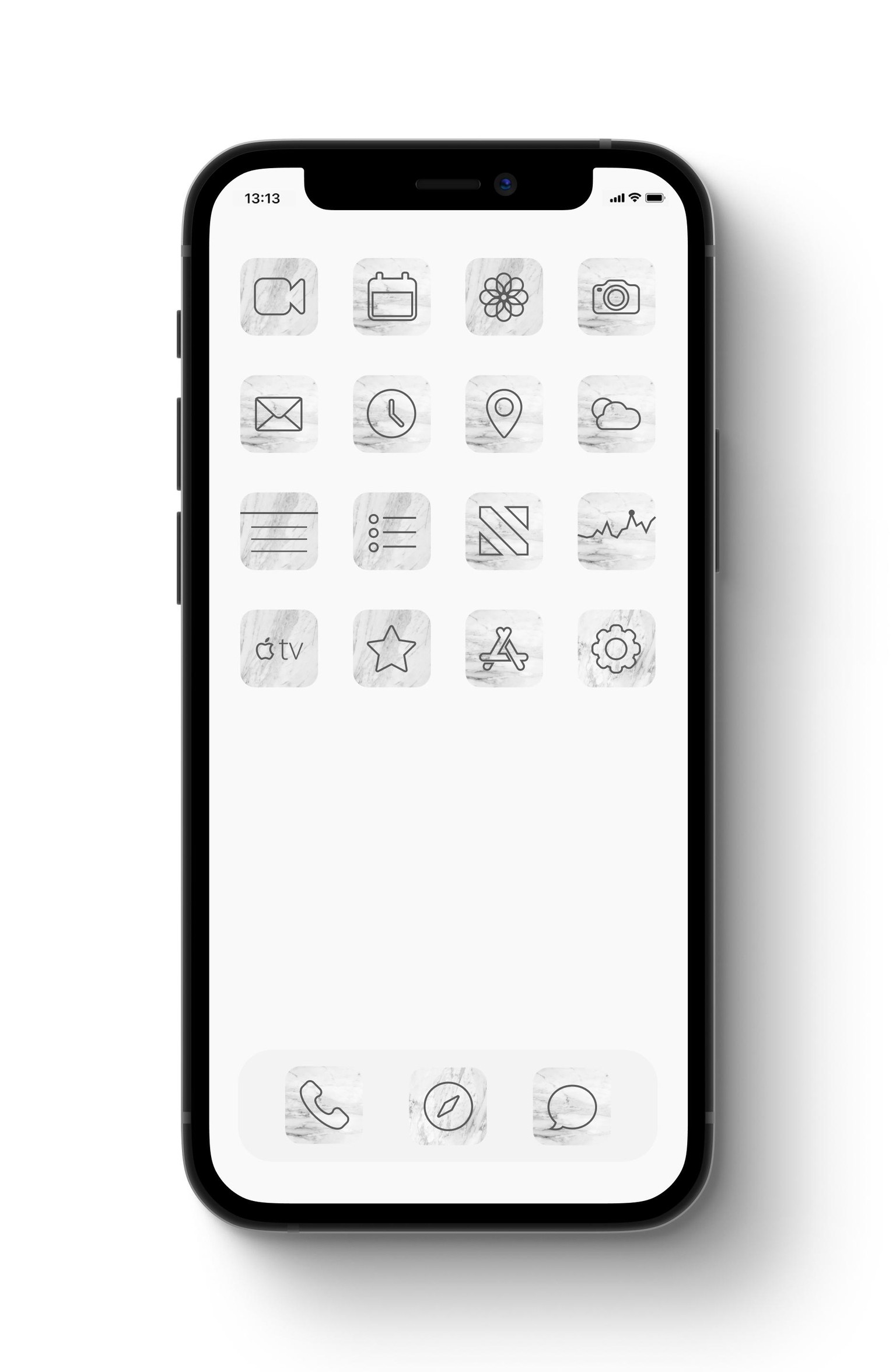 Marble-effect icons - image 1 - student project
