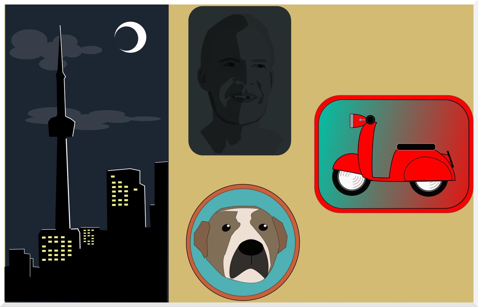 Random Inkscape illustrations - image 1 - student project