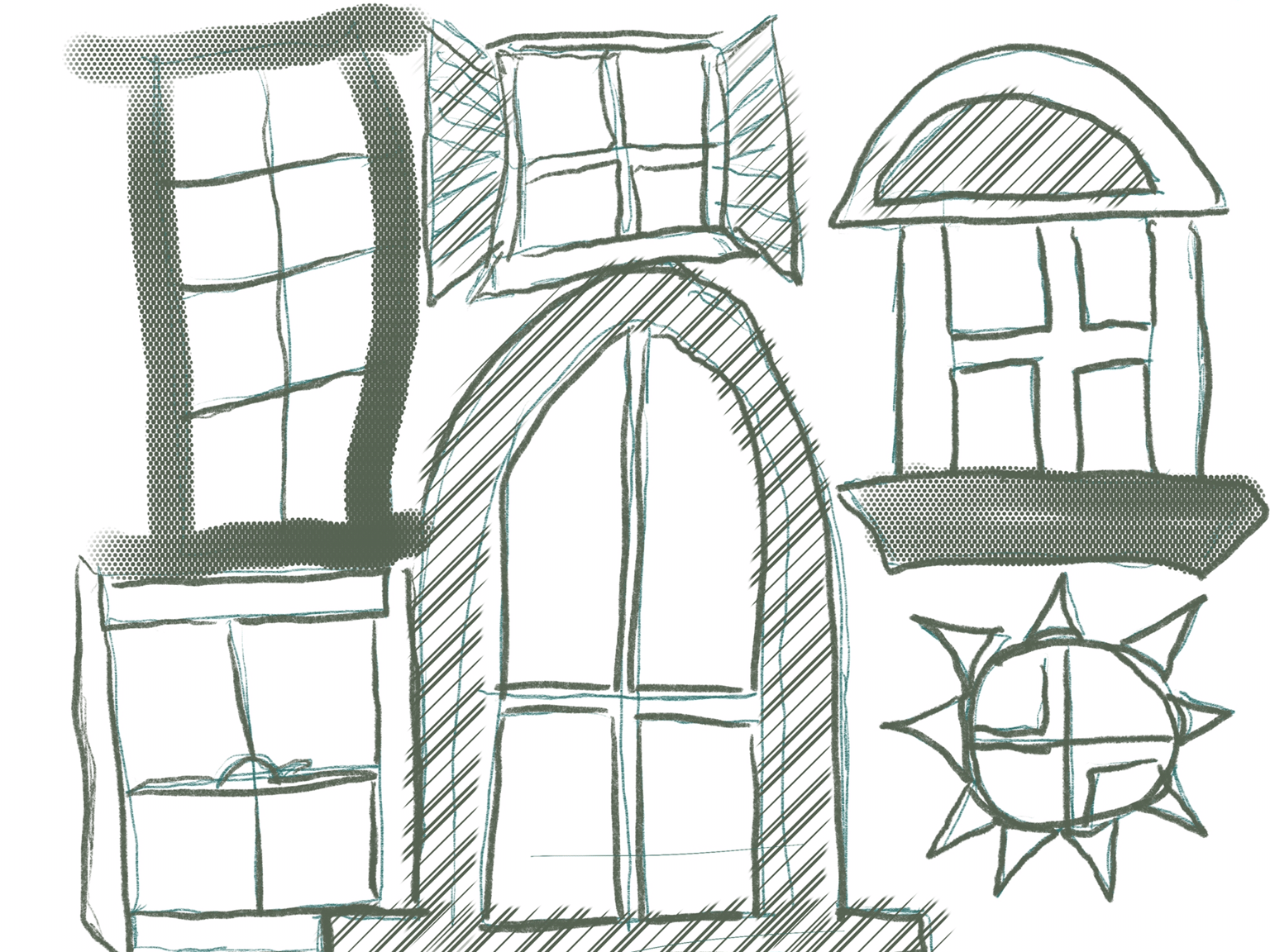Urban Landscapes Buildings and Windows - image 4 - student project