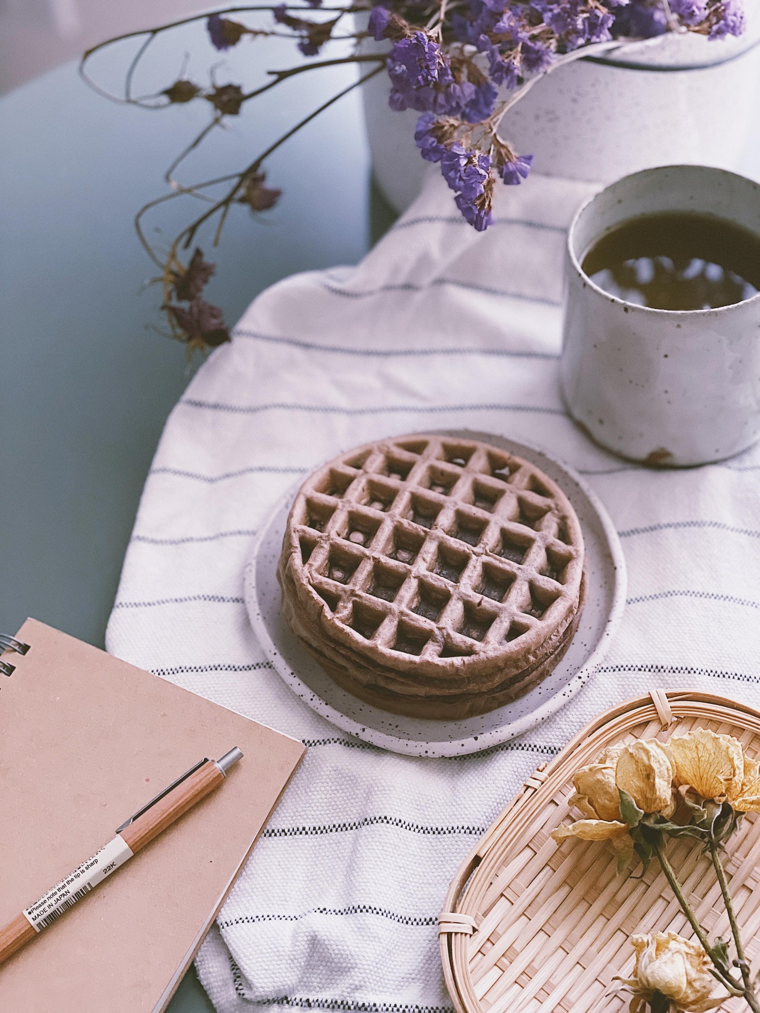 Mushroom latte & Cacao waffle - image 9 - student project