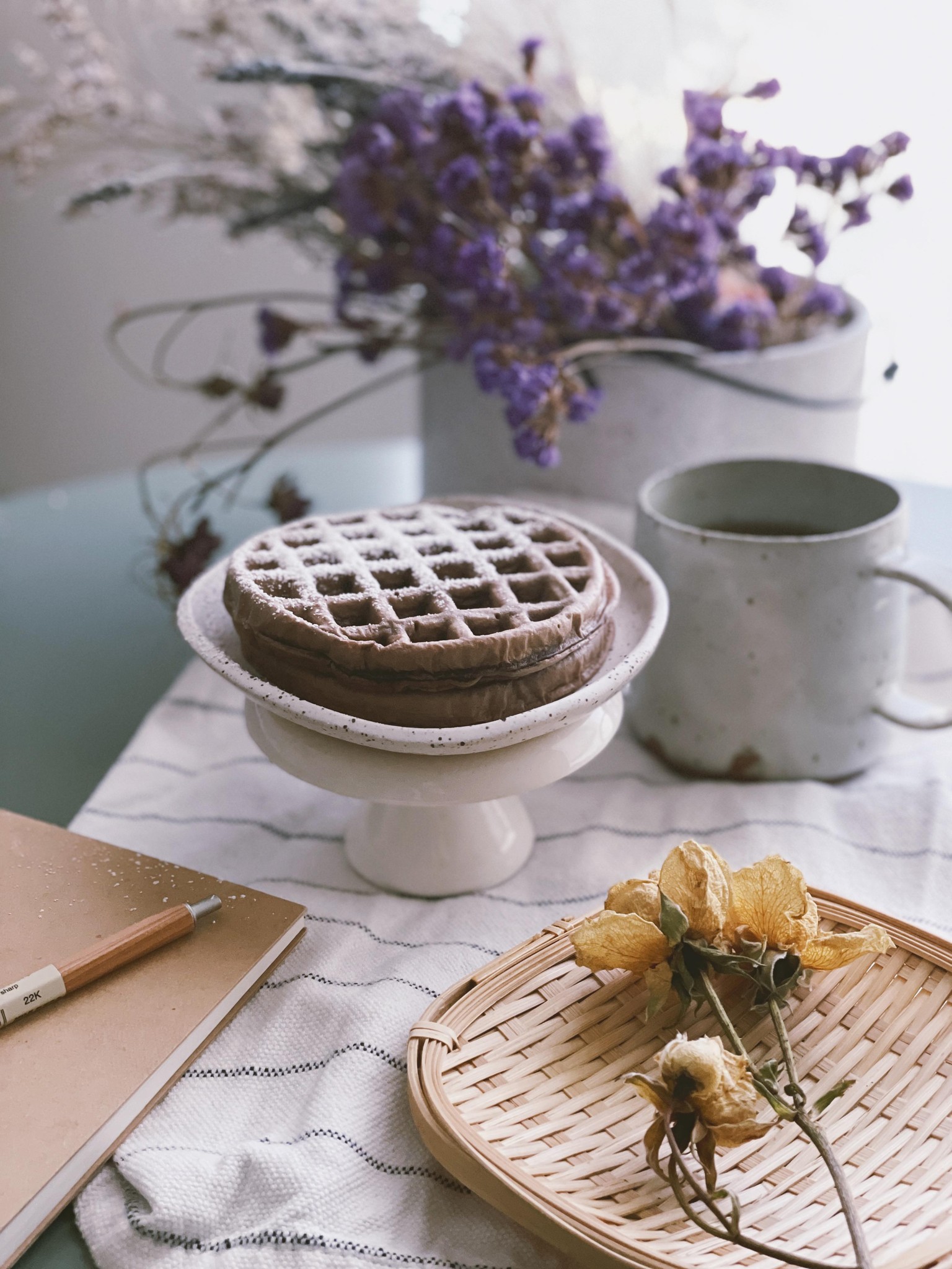 Mushroom latte & Cacao waffle - image 4 - student project