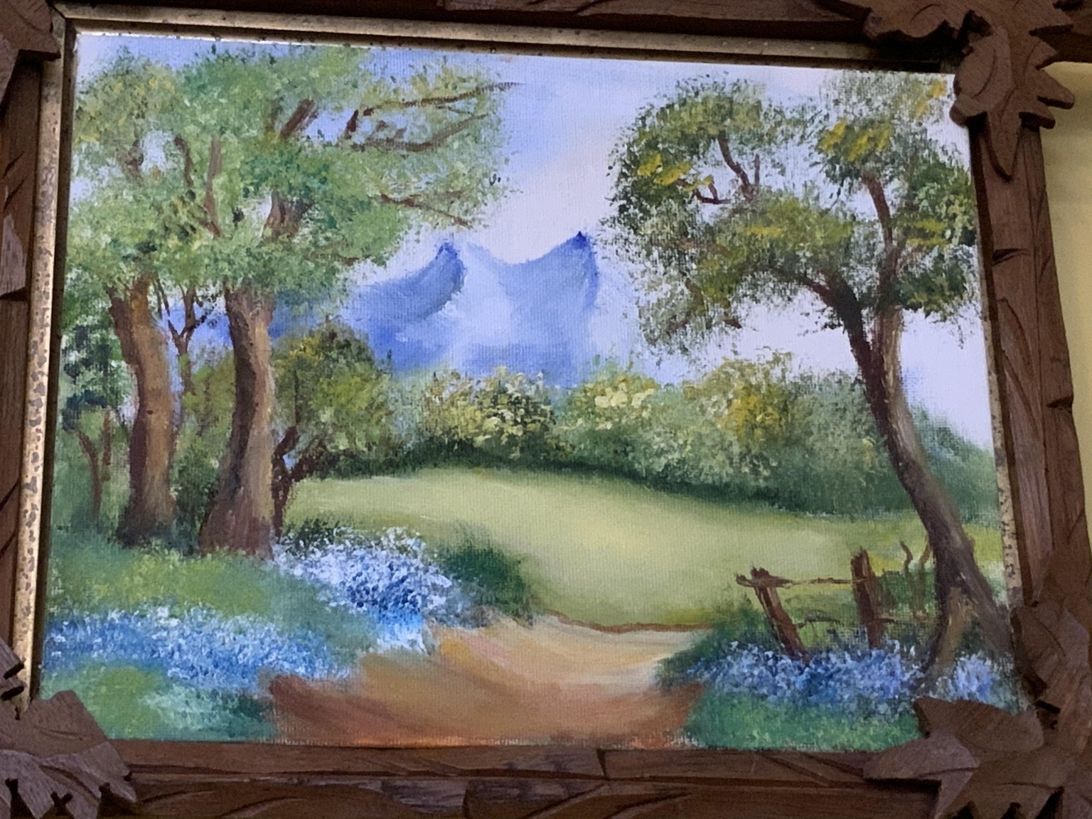 Sunlit Mountain and Trees - image 1 - student project