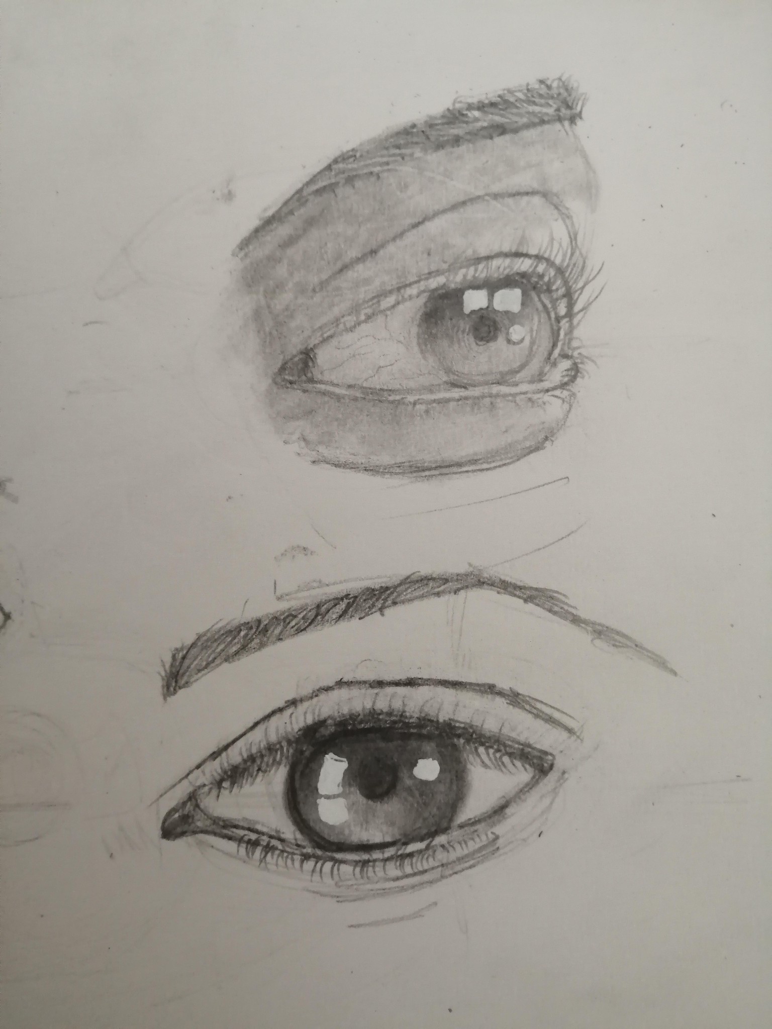 Eye drawings. - image 2 - student project