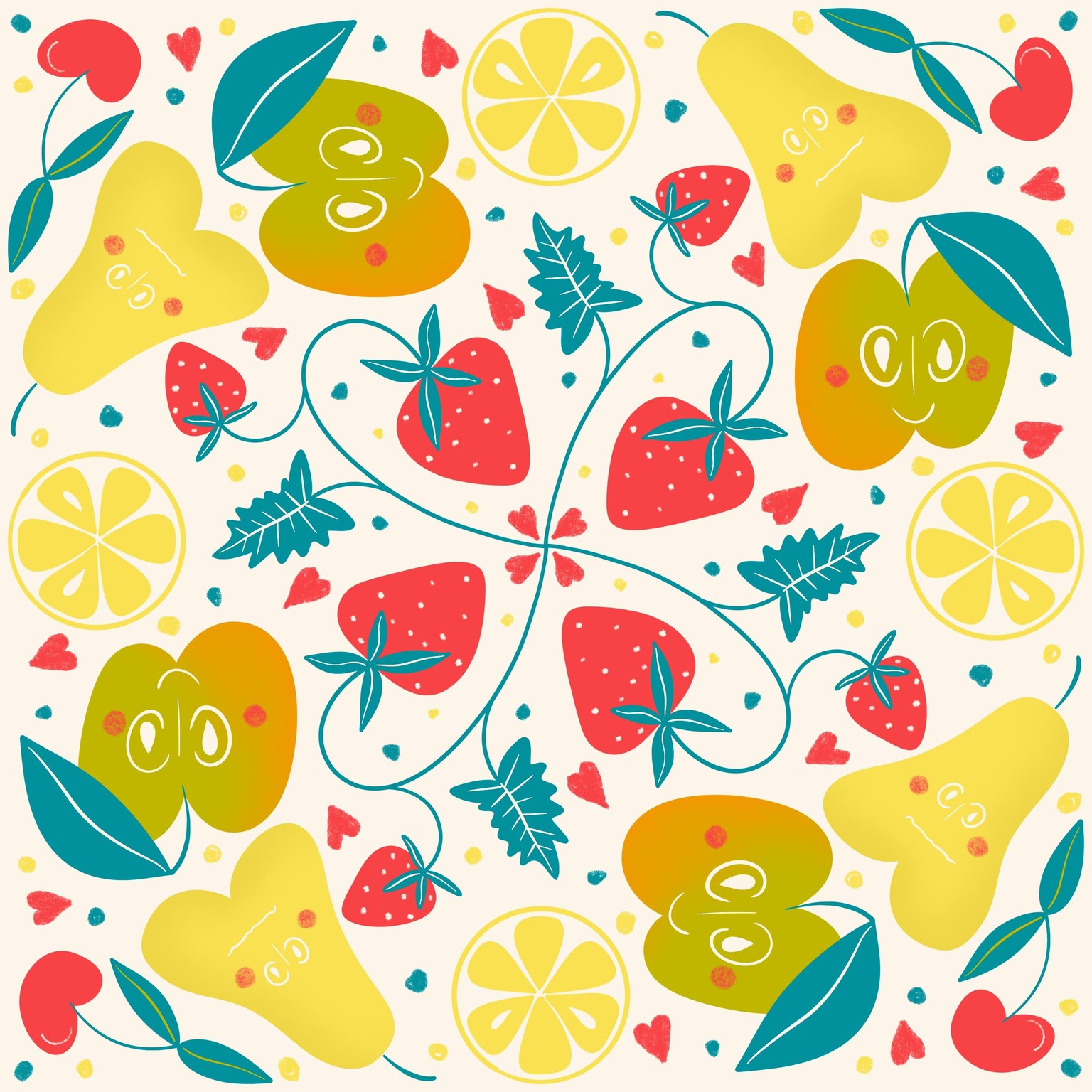Have Fun, Fruity Mandala, Floral Bouquet - image 2 - student project