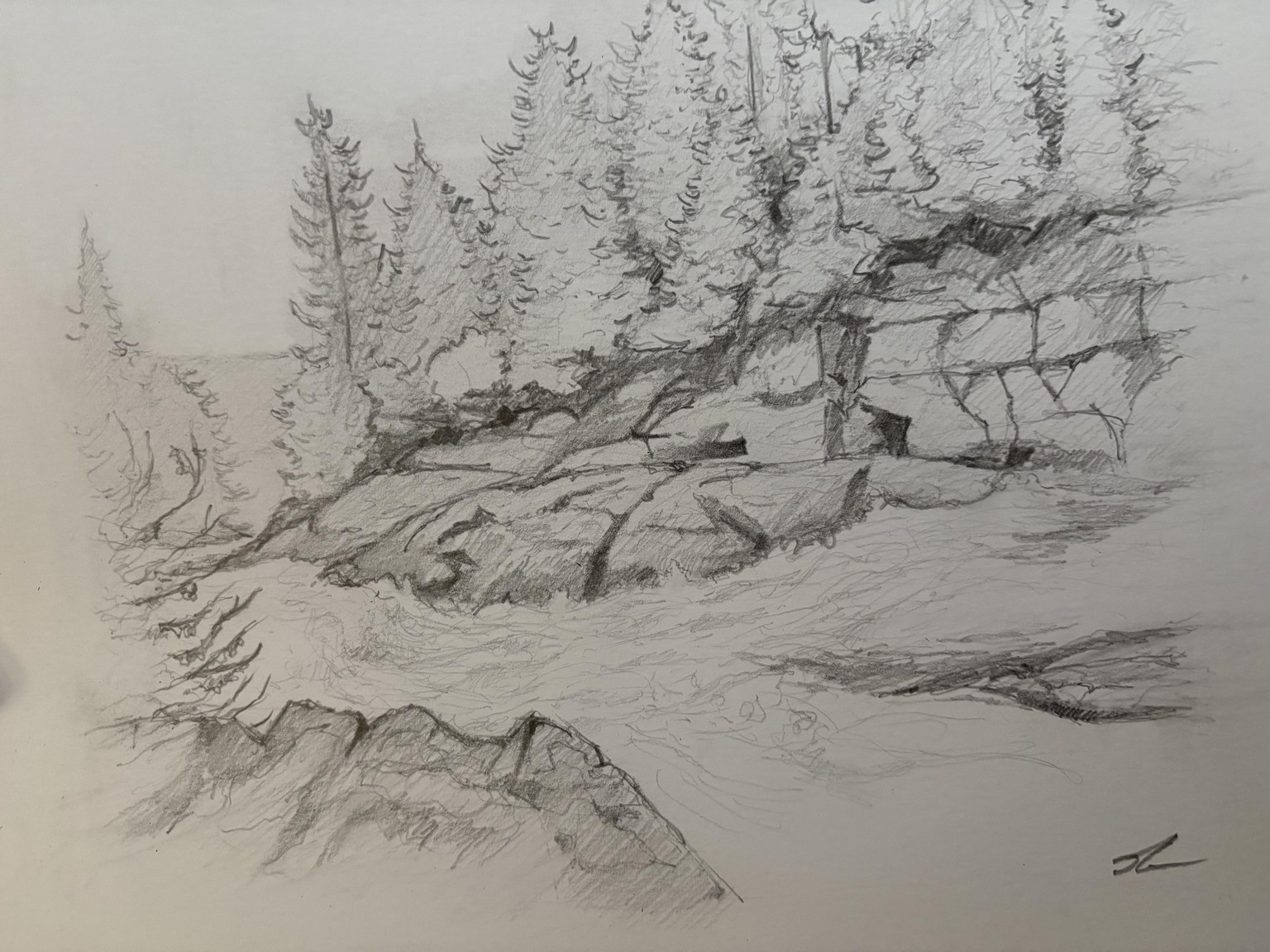 River rapids! Ragged Falls, Ontario - image 1 - student project