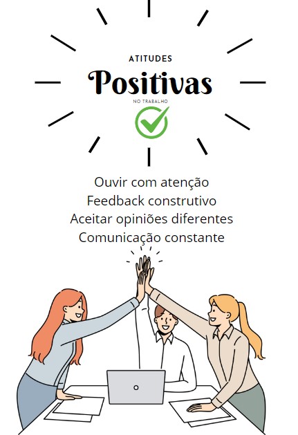 Atitudes positivas no trabalho - image 1 - student project