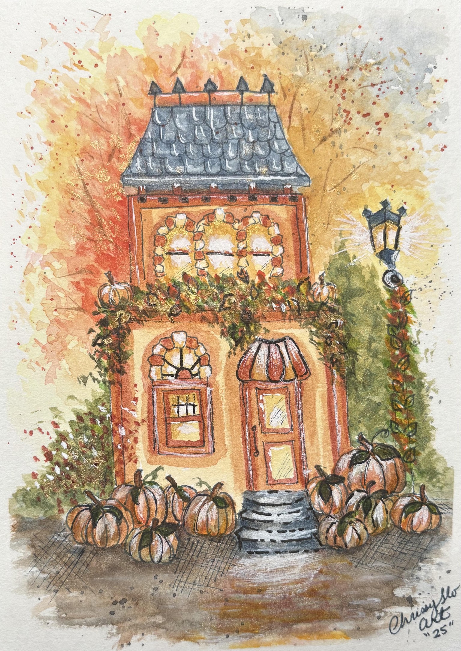 A Tiny Pumpkin House - image 1 - student project