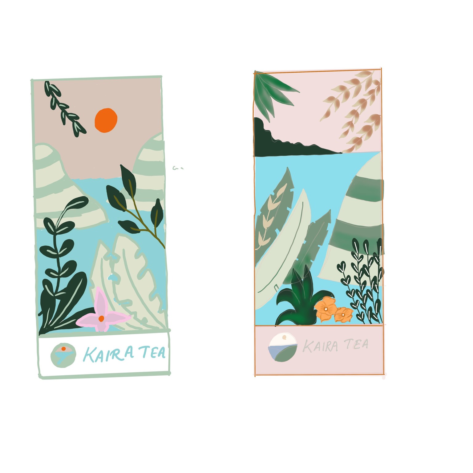 Tea Label - image 1 - student project