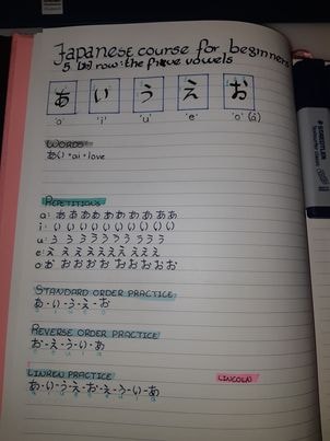 My try at doing nice notes - image 1 - student project