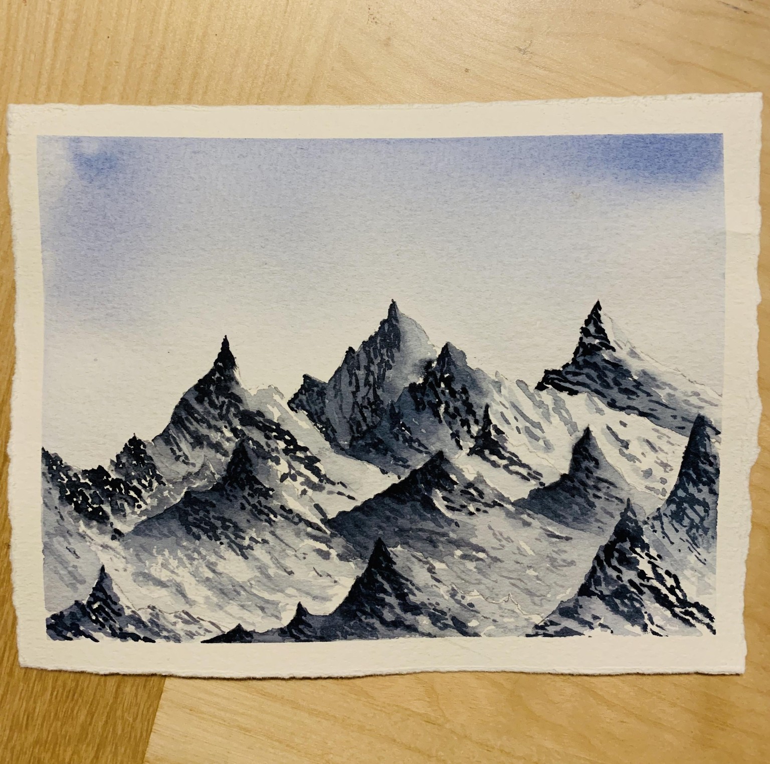Snow capped mountains - image 2 - student project