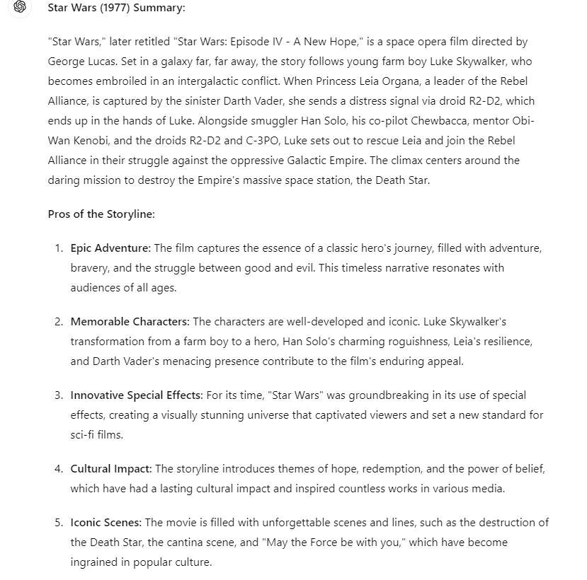 Prompt as a movie reviewer - image 1 - student project