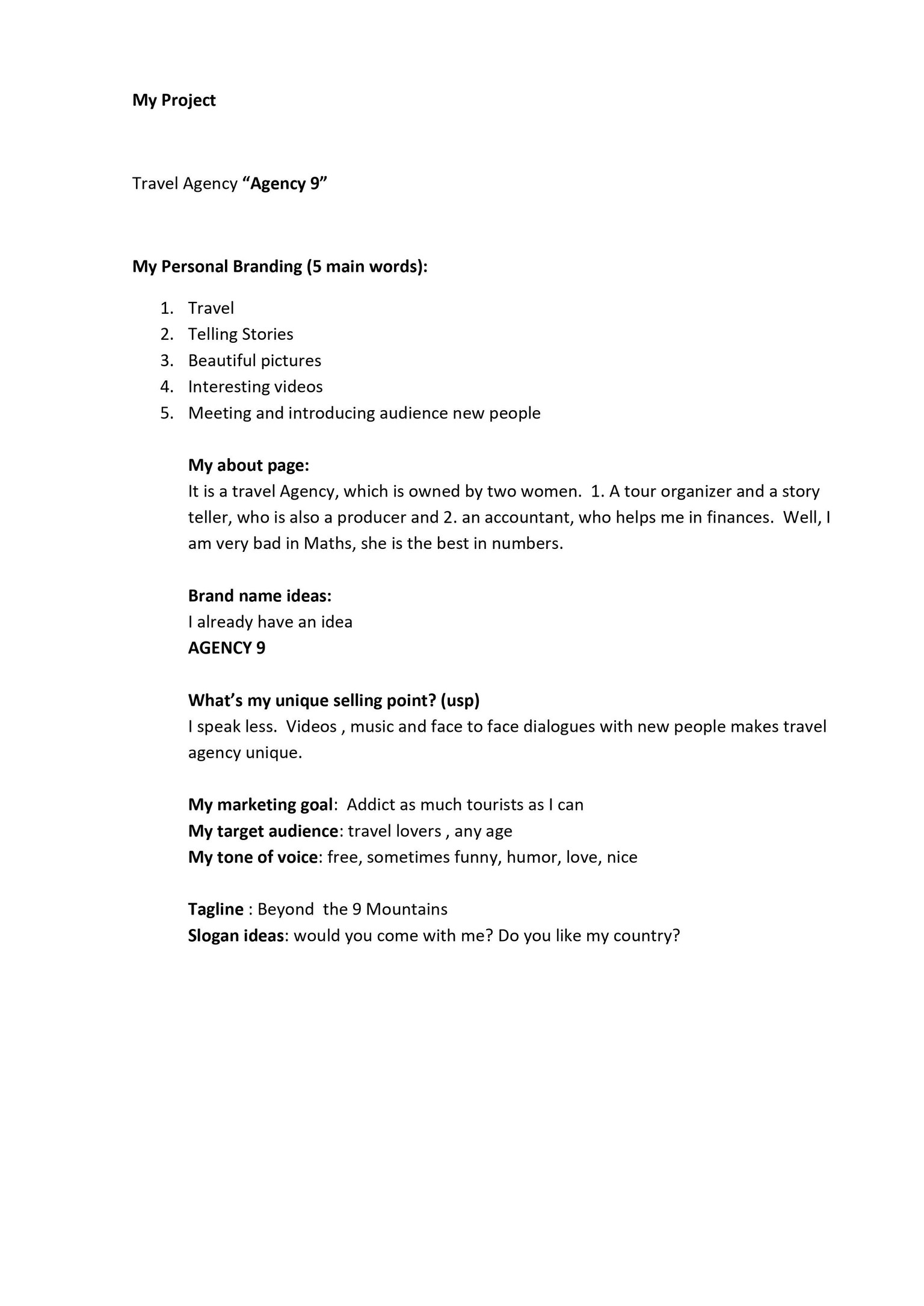 Agency 9 - image 1 - student project