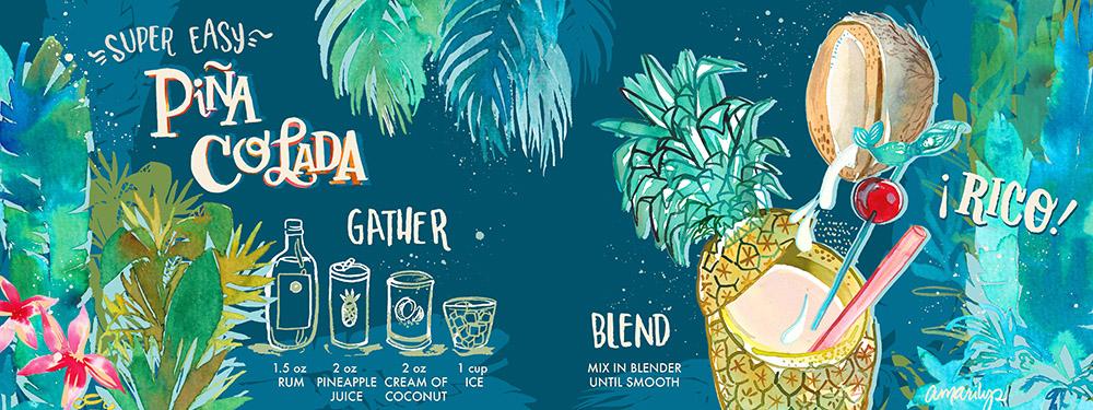 Super Easy Piña Colada - image 2 - student project