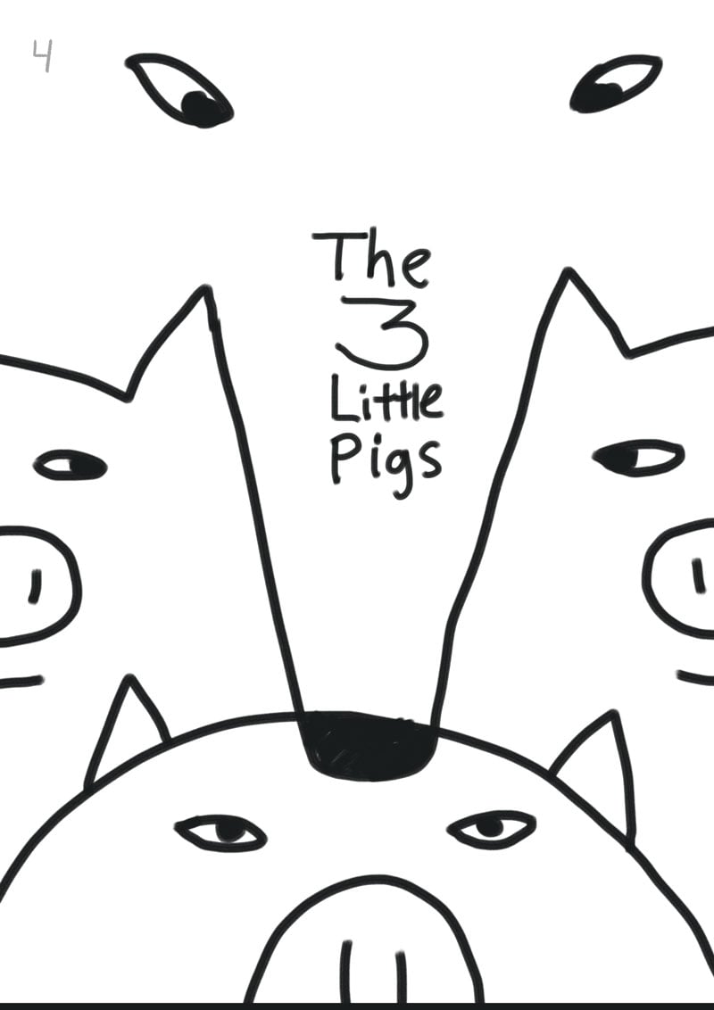 Children's book illustration | 3 Little Pigs | Kevin Foster  - image 4 - student project