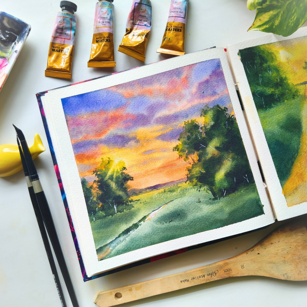 5 Day watercolor challenge - image 2 - student project