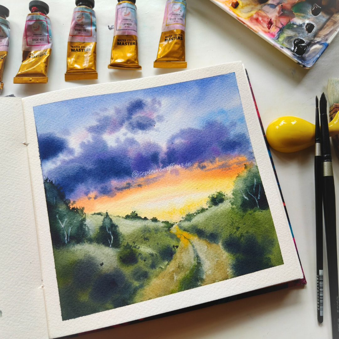 5 Day watercolor challenge - image 1 - student project