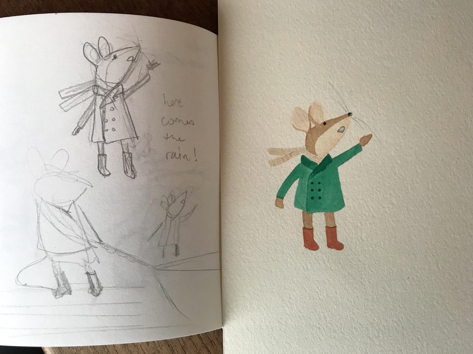 Mousegirl predicting rain - image 1 - student project