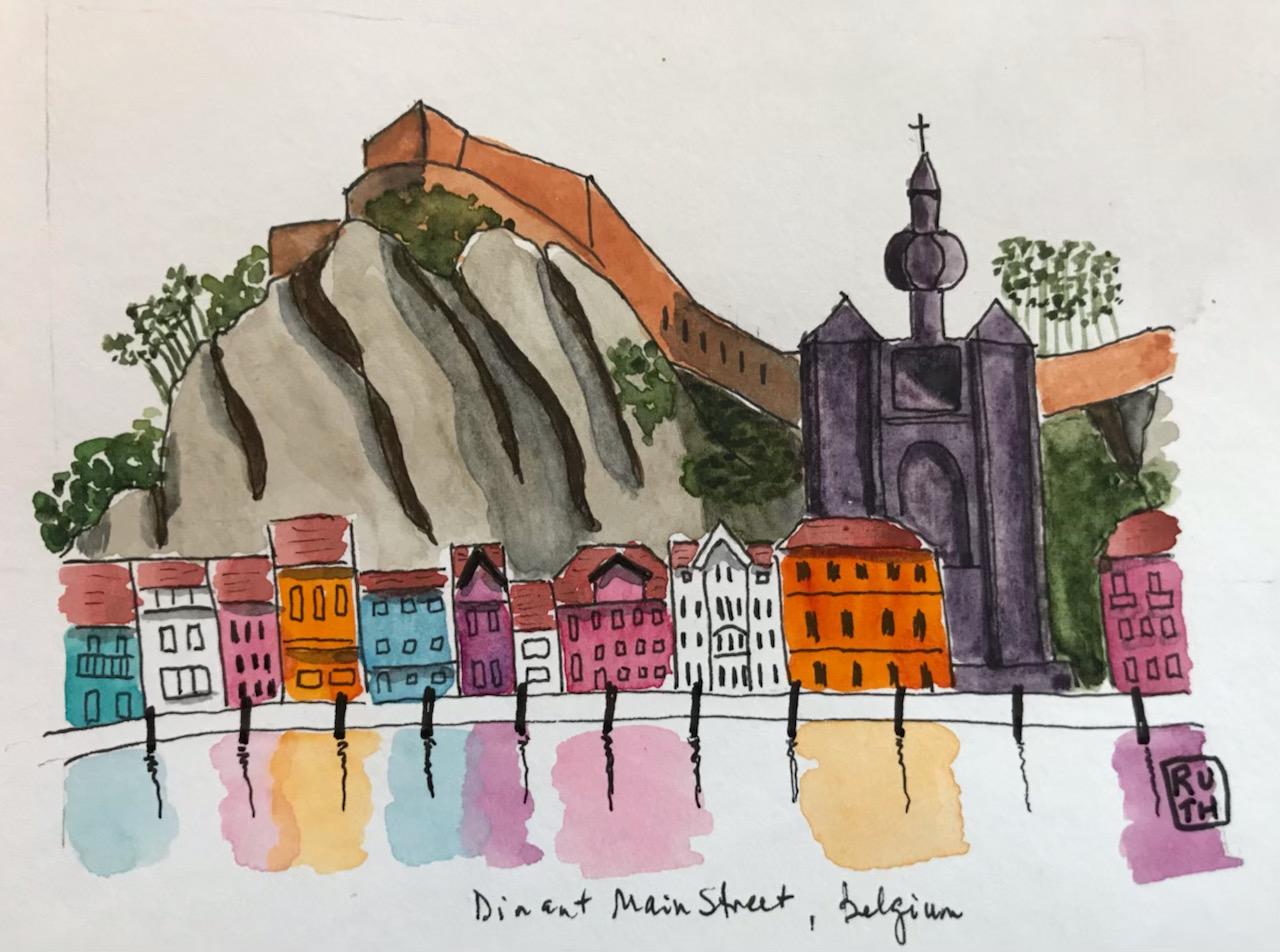 Jelly Bean Row, Newfoundland; Dinant Main St, Belgium - image 2 - student project