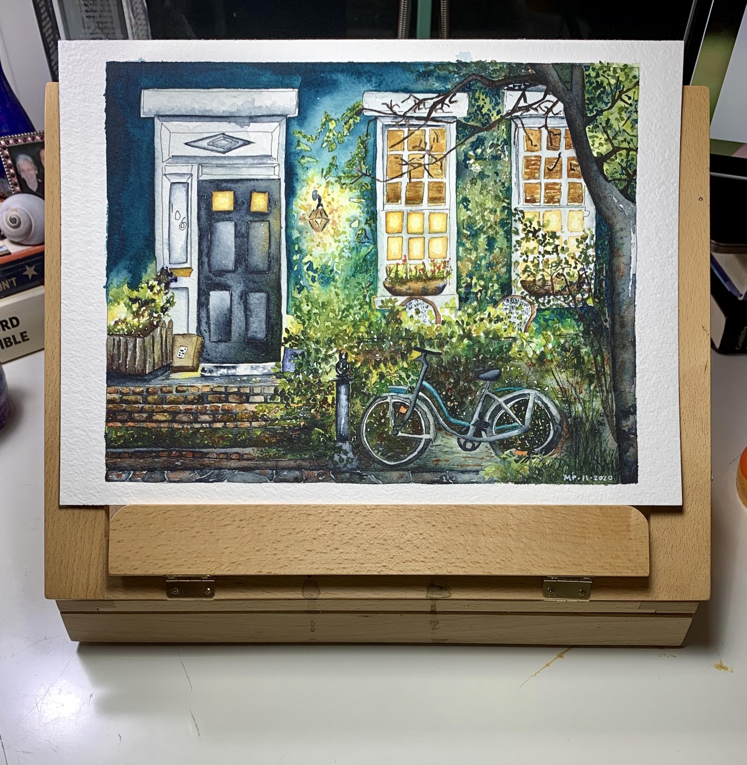 Row house at dusk - image 1 - student project