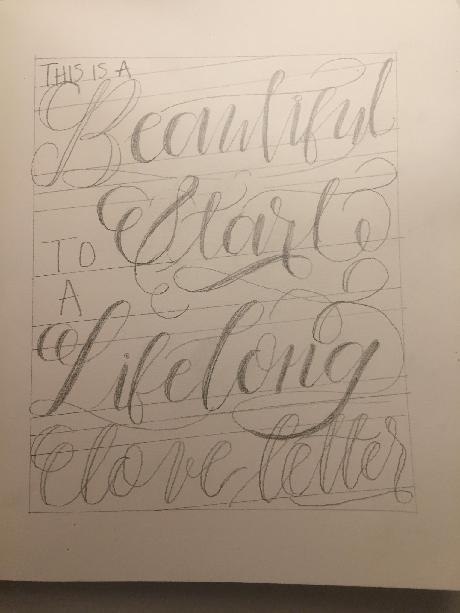 This is a beautiful start to a lifelong love letter - image 3 - student project