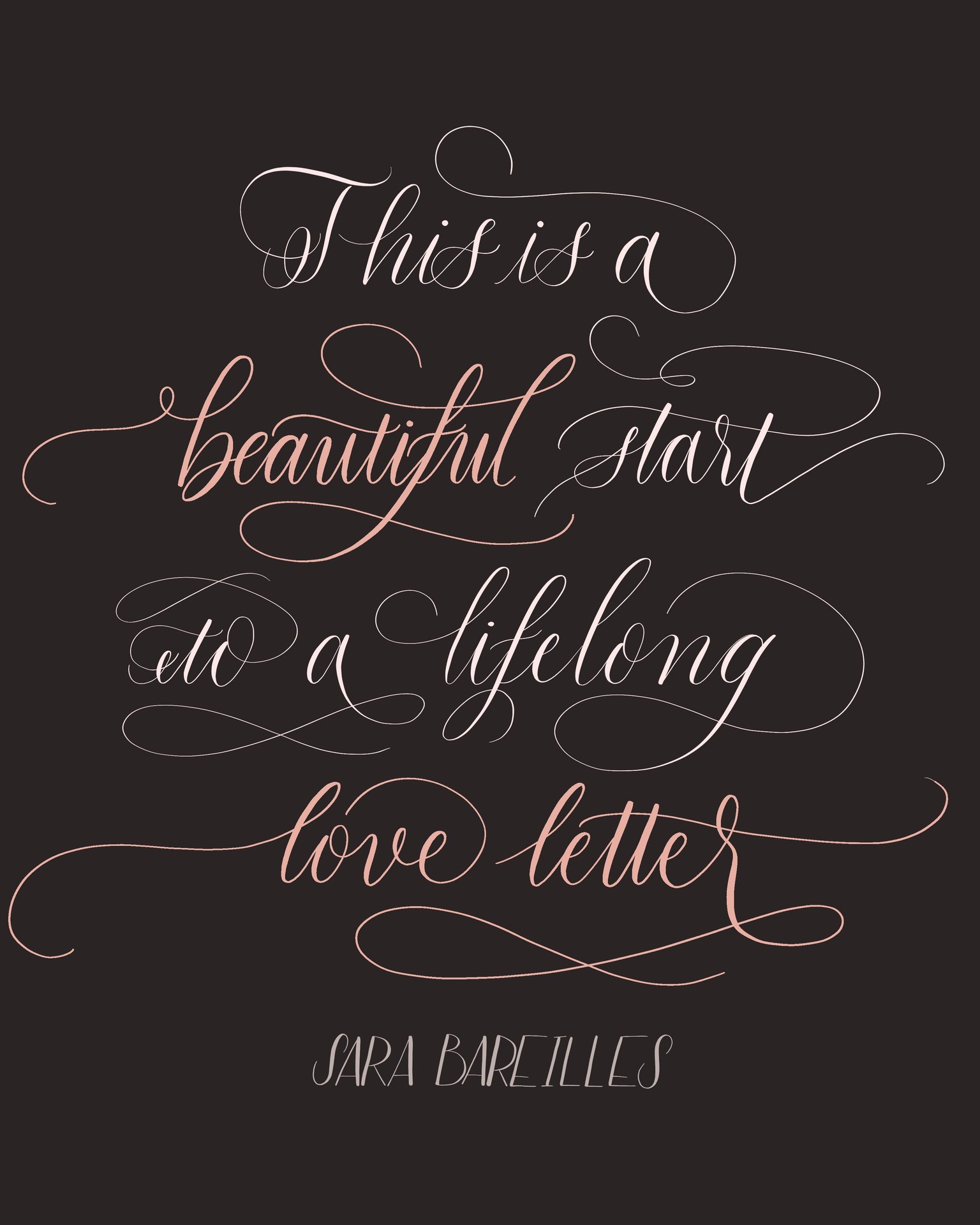 This is a beautiful start to a lifelong love letter - image 8 - student project