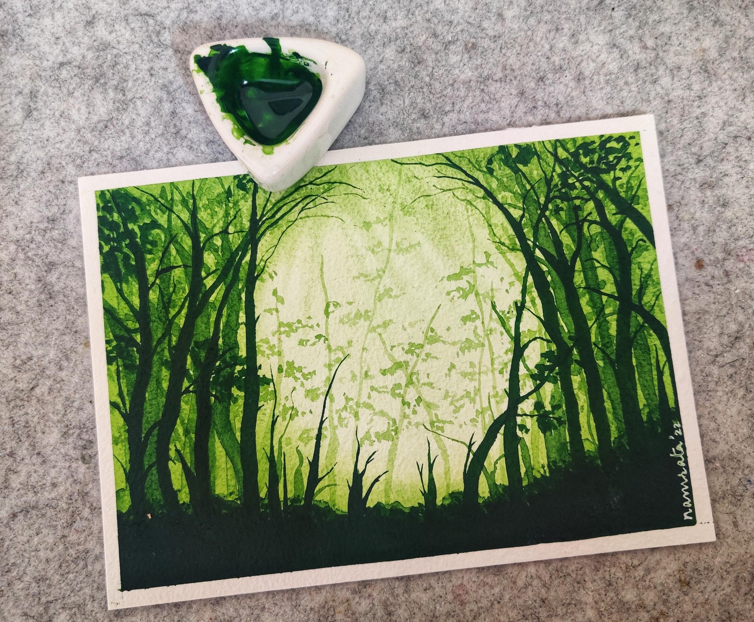 Monochrome Paintings with Umashree - image 2 - student project