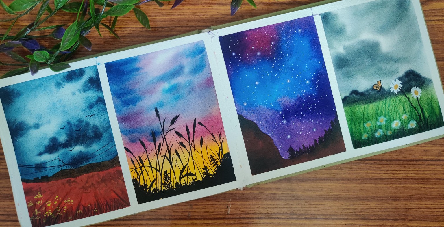 30 Day Mini Painting Challenges with Umashree - image 7 - student project