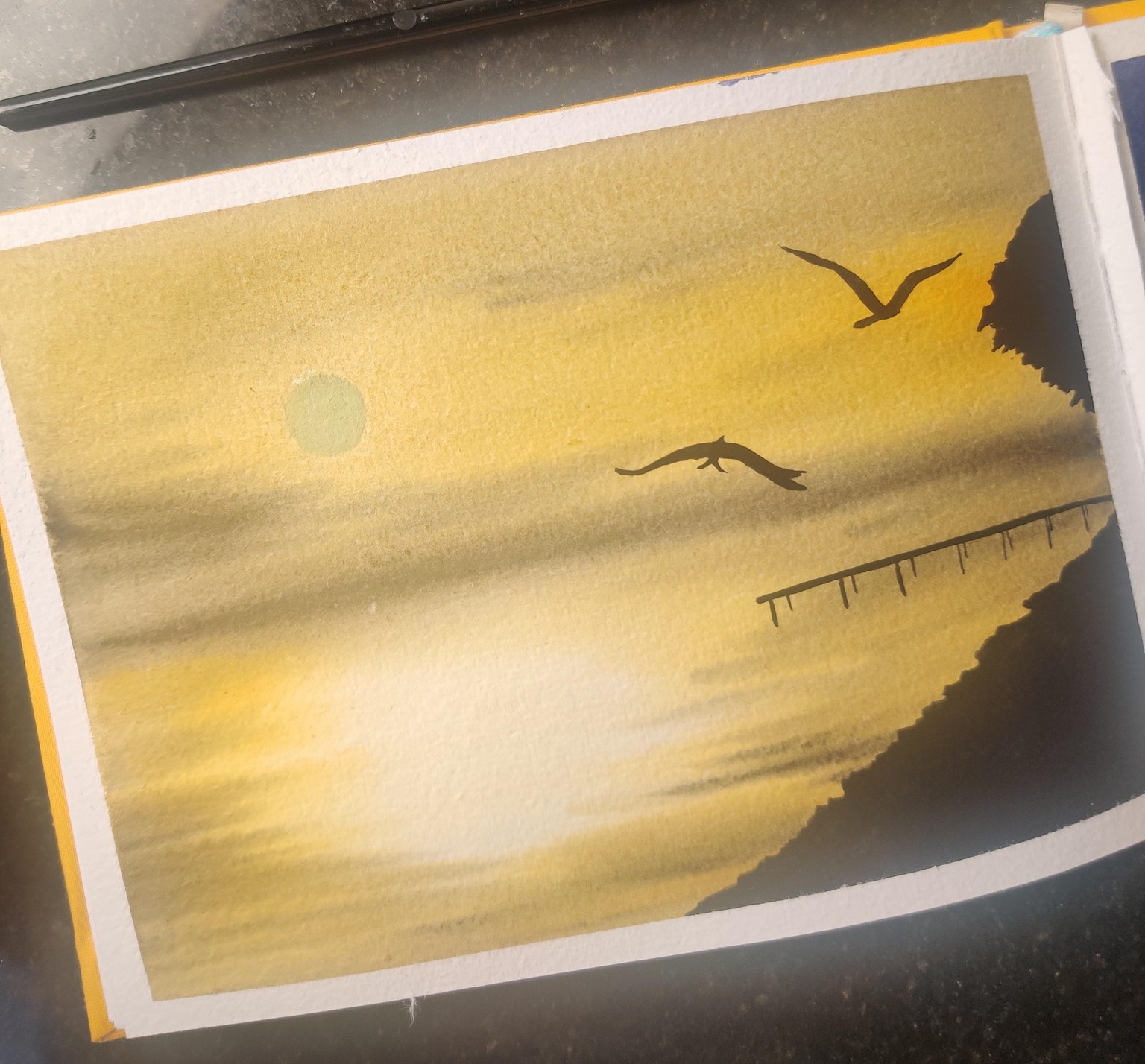 Watercolour Silhouettes with Swathi - image 10 - student project