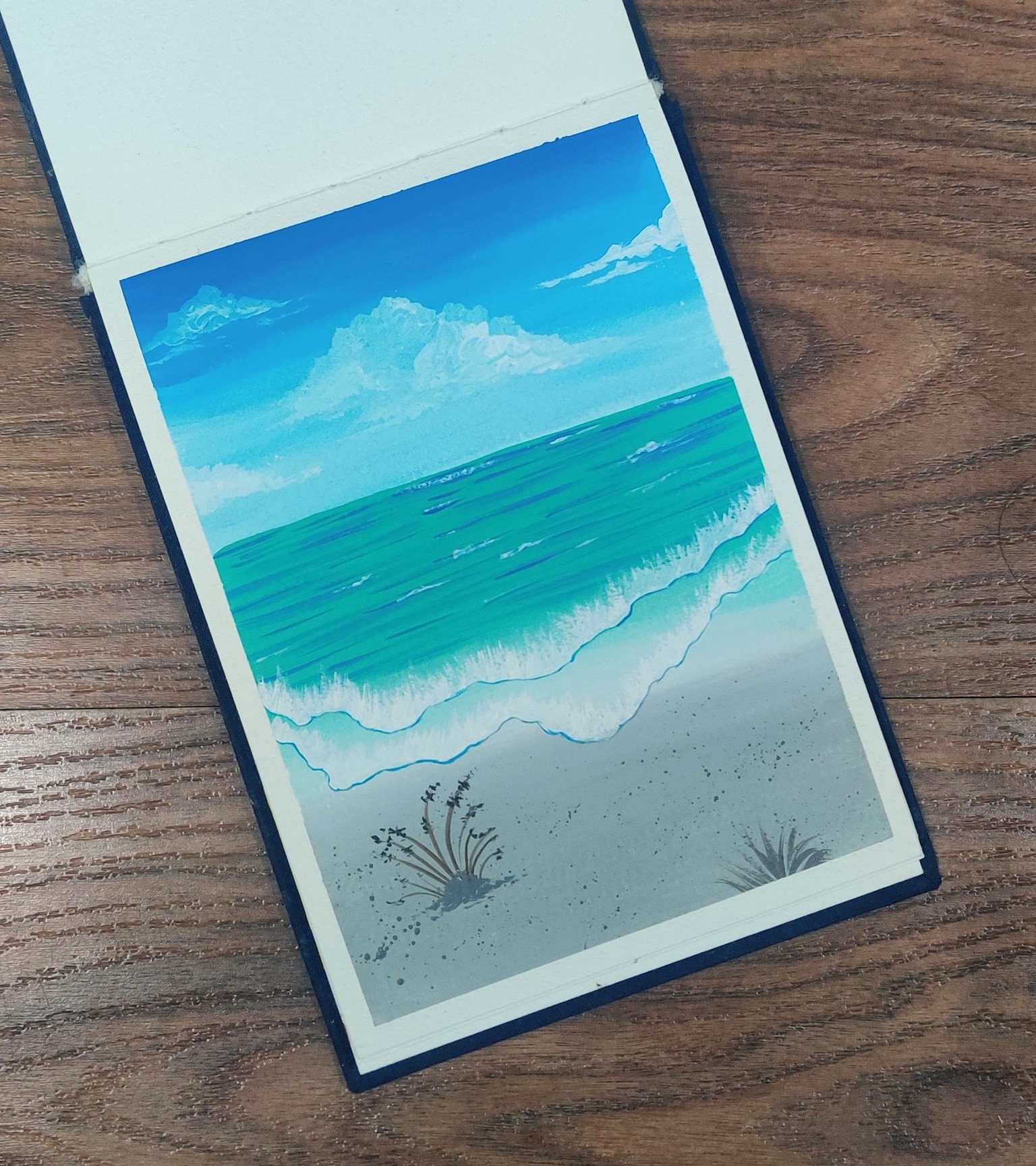 Gouache Landscapes with Mohini - image 10 - student project