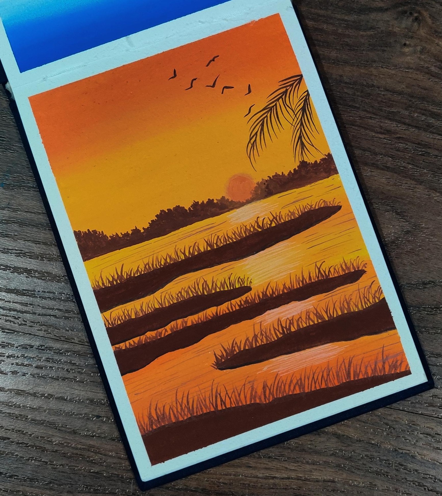 Gouache Landscapes with Mohini - image 9 - student project