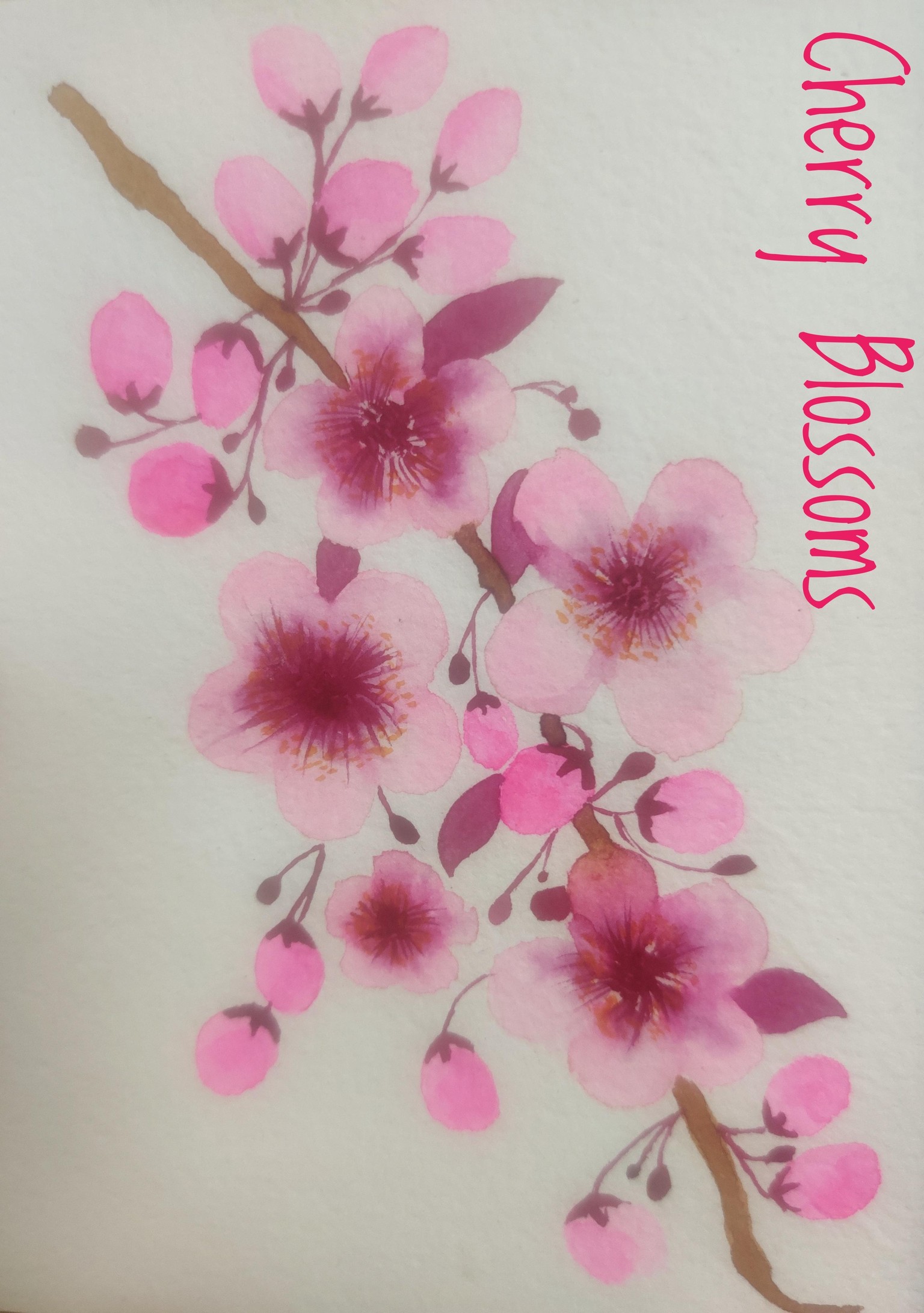 Loose Watercolor Spring Flowers with Vinita - image 4 - student project