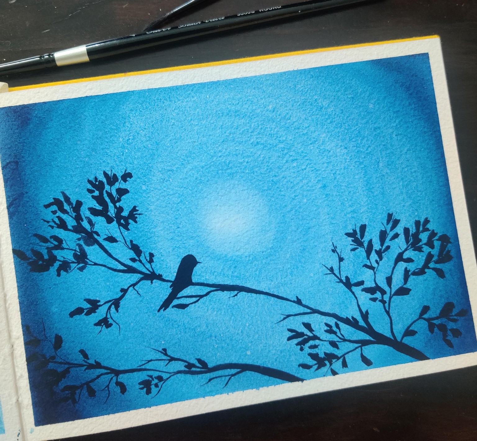 Watercolour Silhouettes with Swathi - image 1 - student project